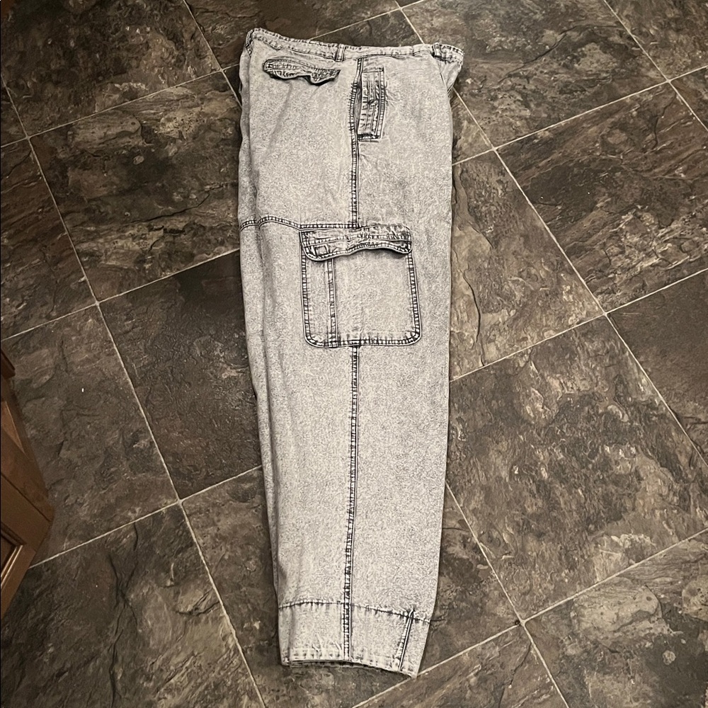 Vintage Mens Acid Wash Jeans 80s Unleaded waist 33 inseam 31